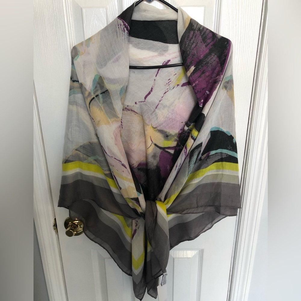 Abstract Multicolor Scarf/Wrap